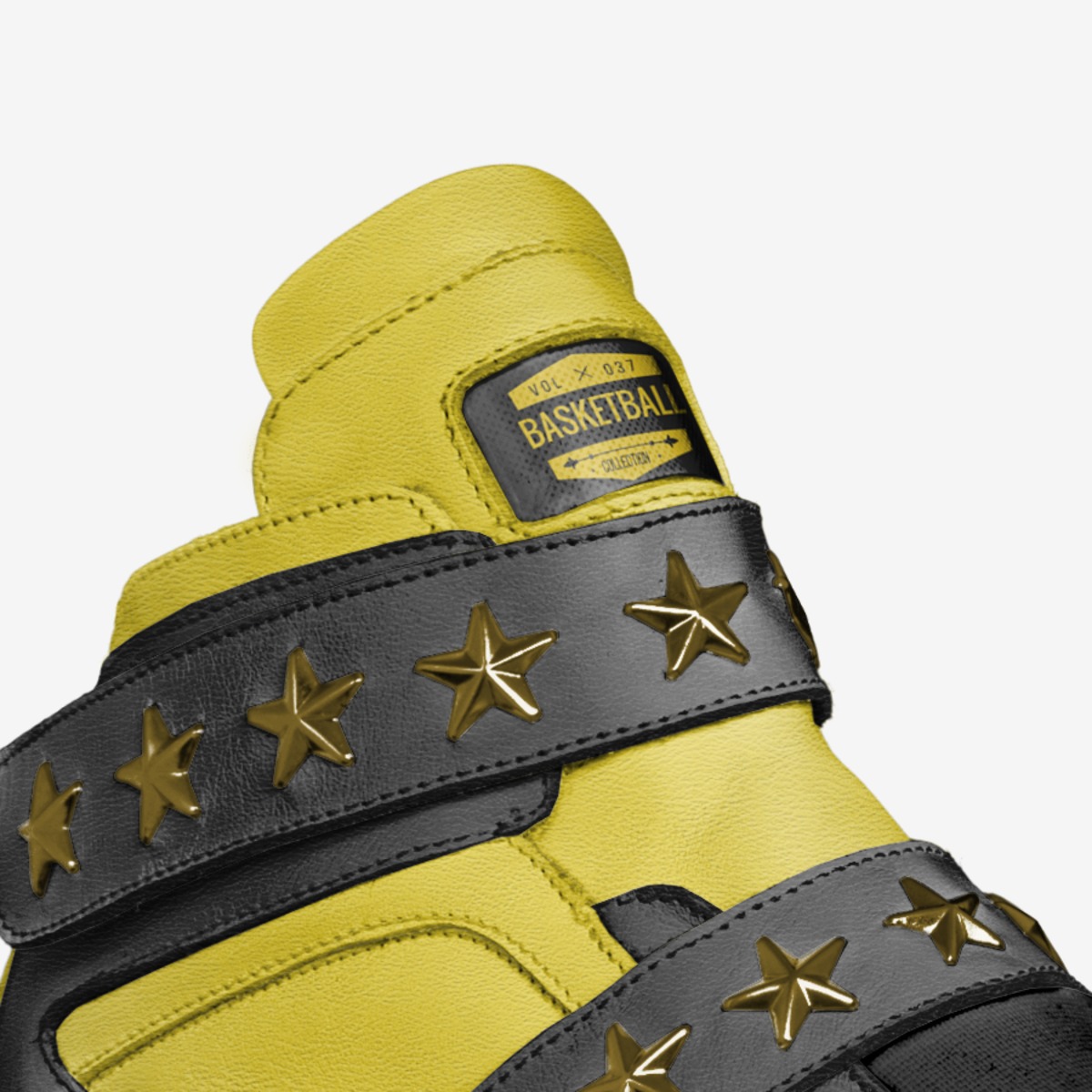 Basketball custom made in Italy shoes by Azreal Yoho | Detail view