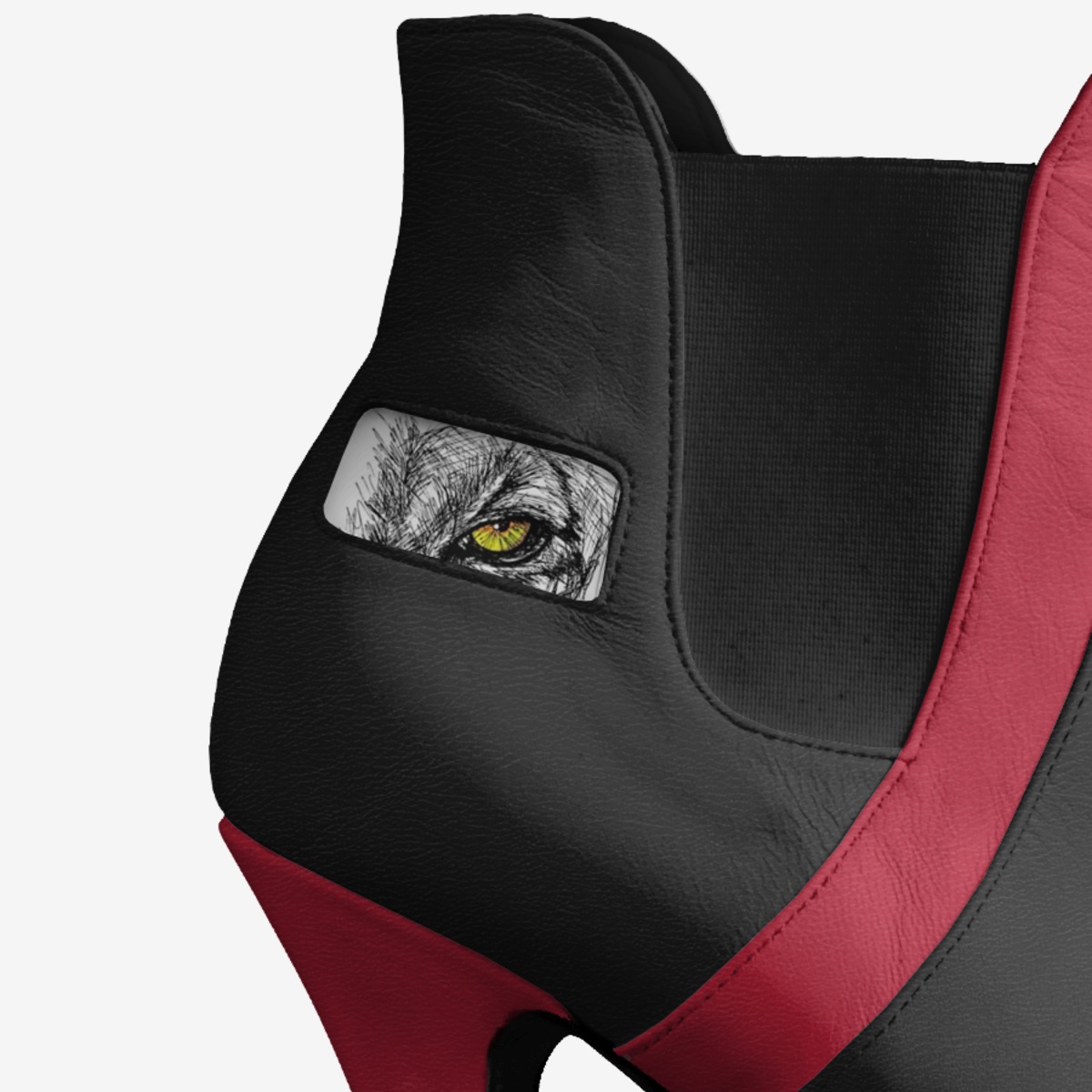 Lioness custom made in Italy shoes by Glenn Weston | Detail view