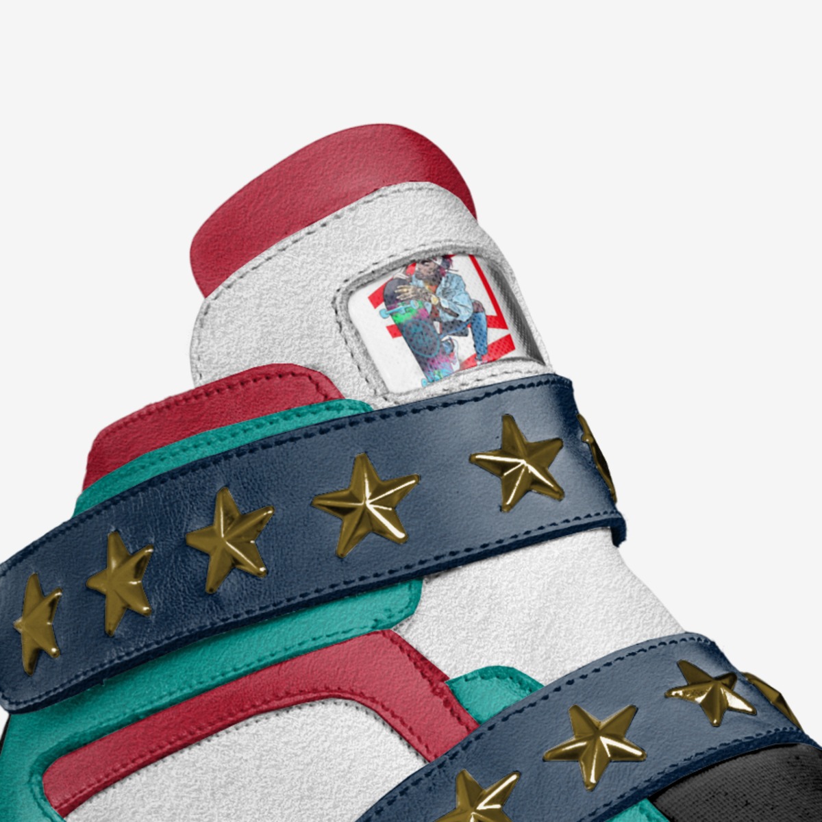 Dexter The Robot custom made in Italy shoes by Anthony Aprince Dashoune Davis | Detail view