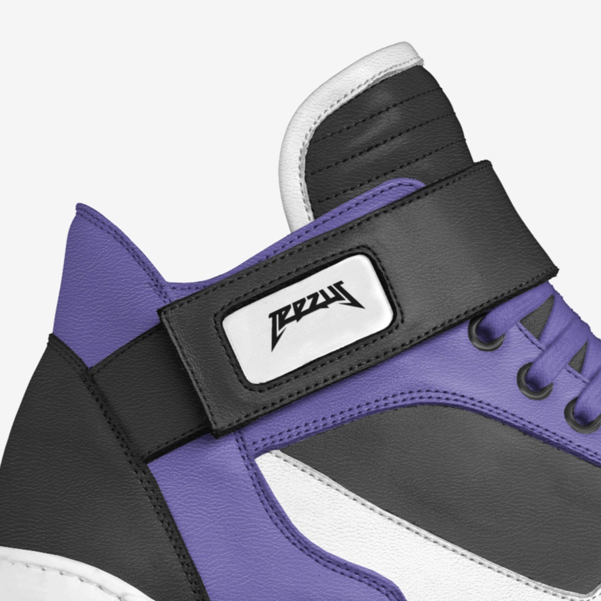 Jeezus custom made in Italy shoes by Dillon Watts | Detail view