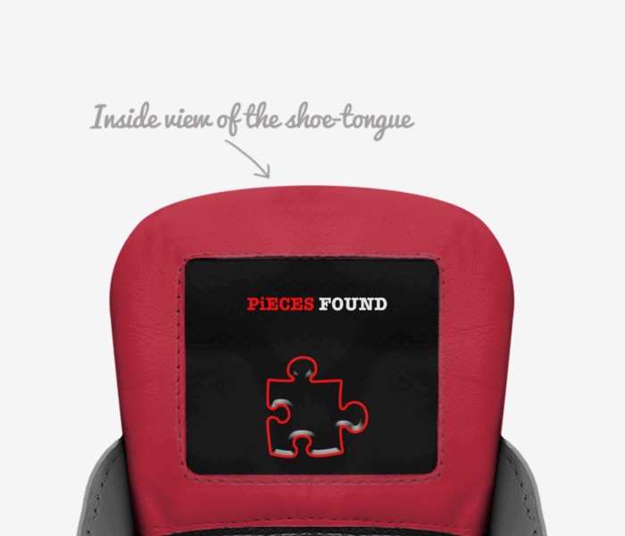 PiECES FOUND  custom made in Italy shoes by Pieces Found | Tongue view