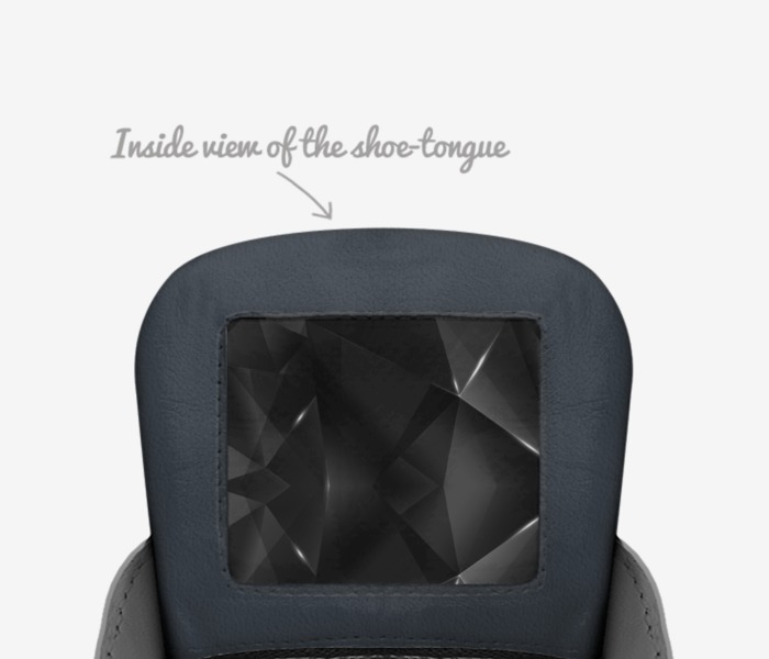 TORI custom made in Italy shoes by Tori Reynolds | Tongue view