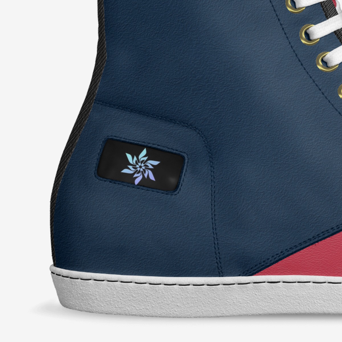 dimensions custom made in Italy shoes by Jaden Hope Miner | Detail view