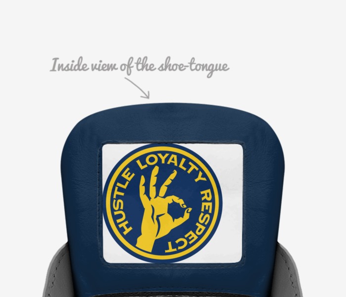 John Cena custom made in Italy shoes by Demetri Garcia Toquinto | Tongue view