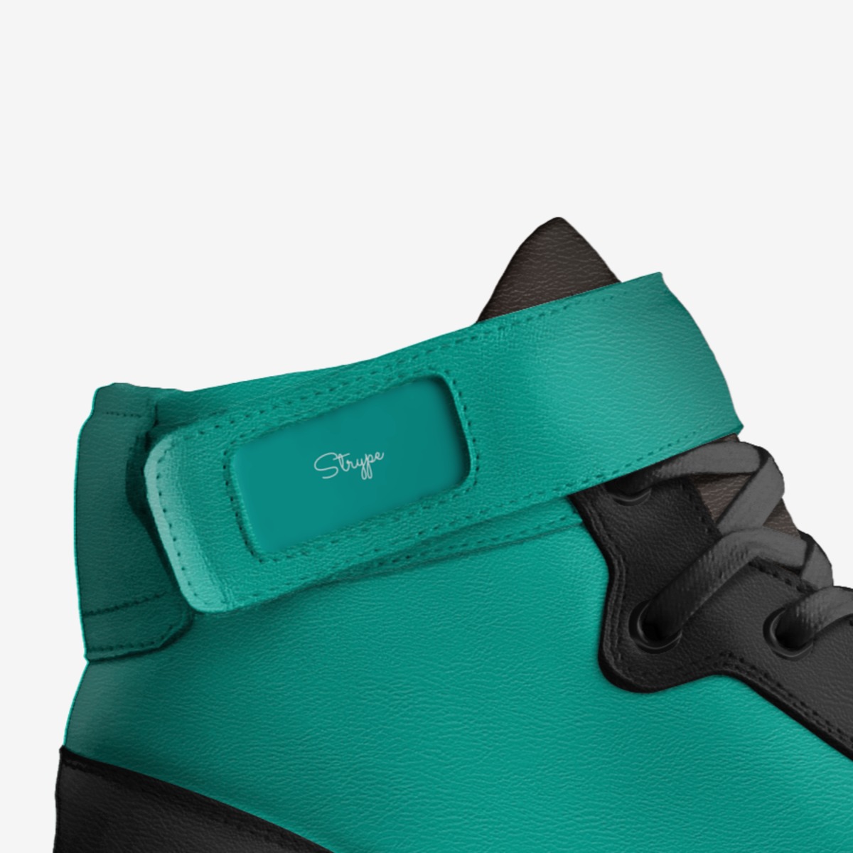 Strype custom made in Italy shoes by Jasmin Portillo | Detail view