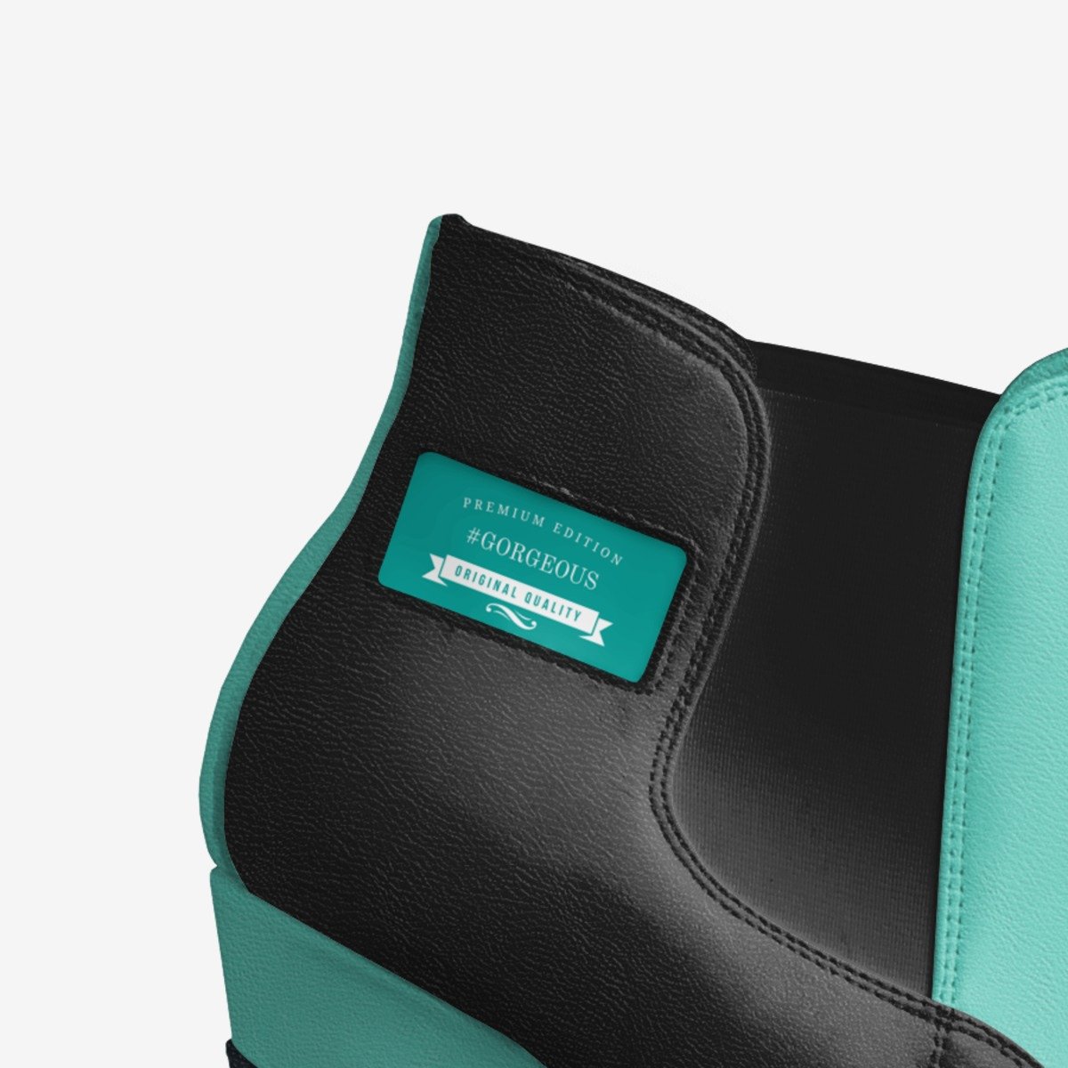 #gorgeous custom made in Italy shoes by Jaden Hope Miner | Detail view