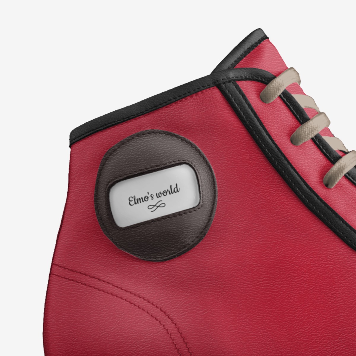 Elmo's world custom made in Italy shoes by Grindhard Kourvoisier | Detail view