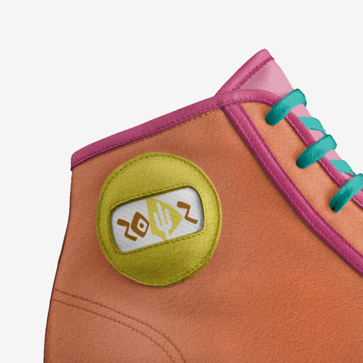 ZOYZ "Sunset Beauties" custom made in Italy shoes by Zoya Kraus | Detail view