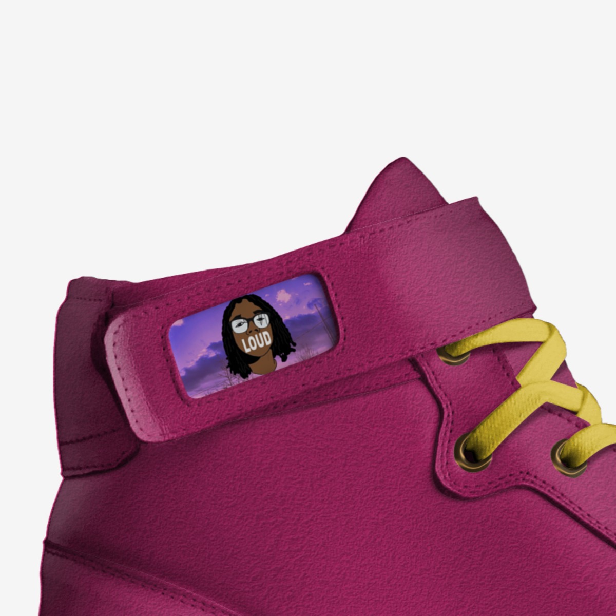 LoudMouth  custom made in Italy shoes by Terrell Dugue | Detail view