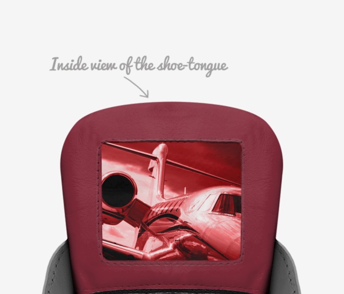 Jet custom made in Italy shoes by Anthony Shelton | Tongue view