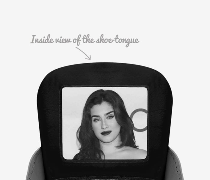 Jauregui custom made in Italy shoes by Sierra Rios | Tongue view