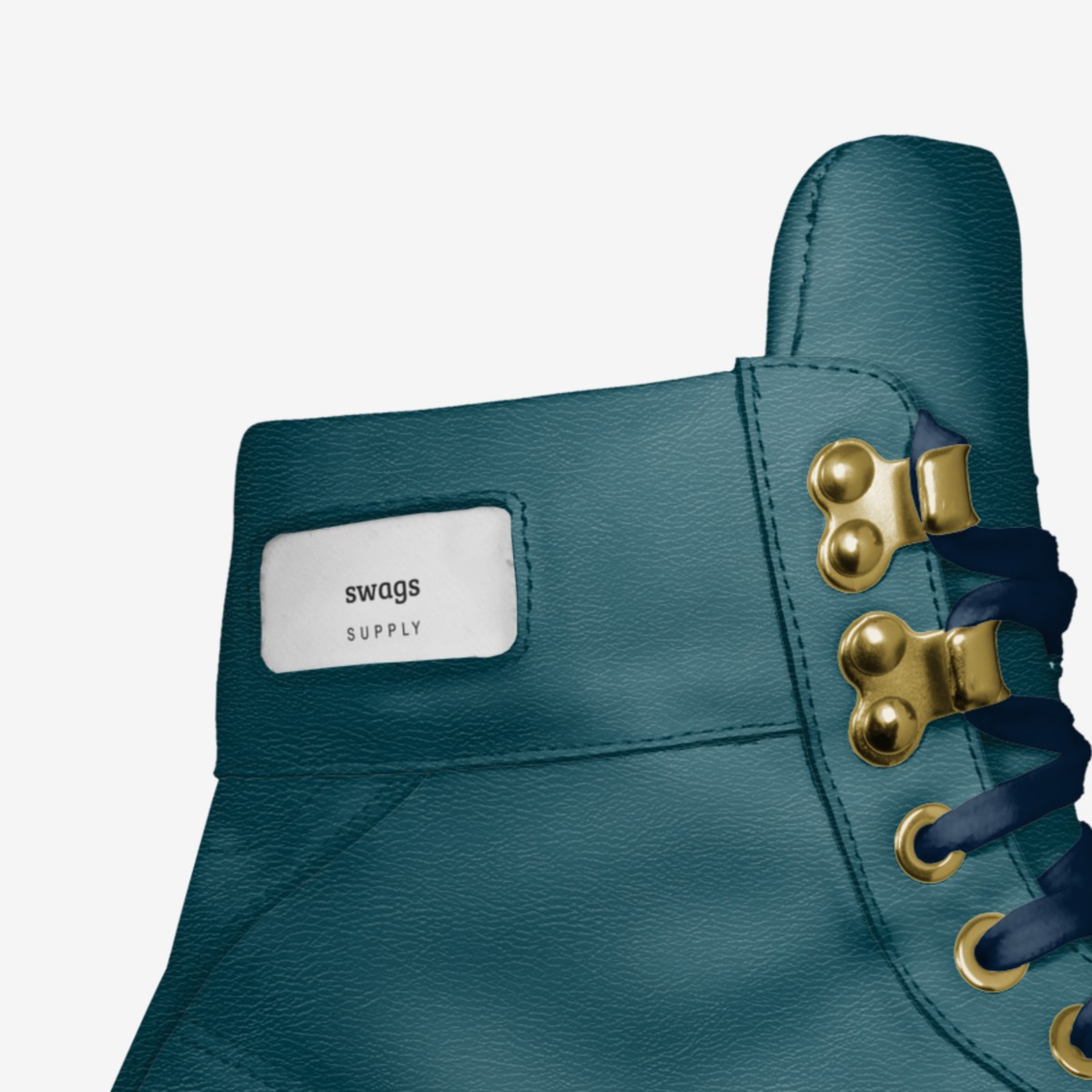 SWAGS custom made in Italy shoes by Aydah Burbage | Detail view