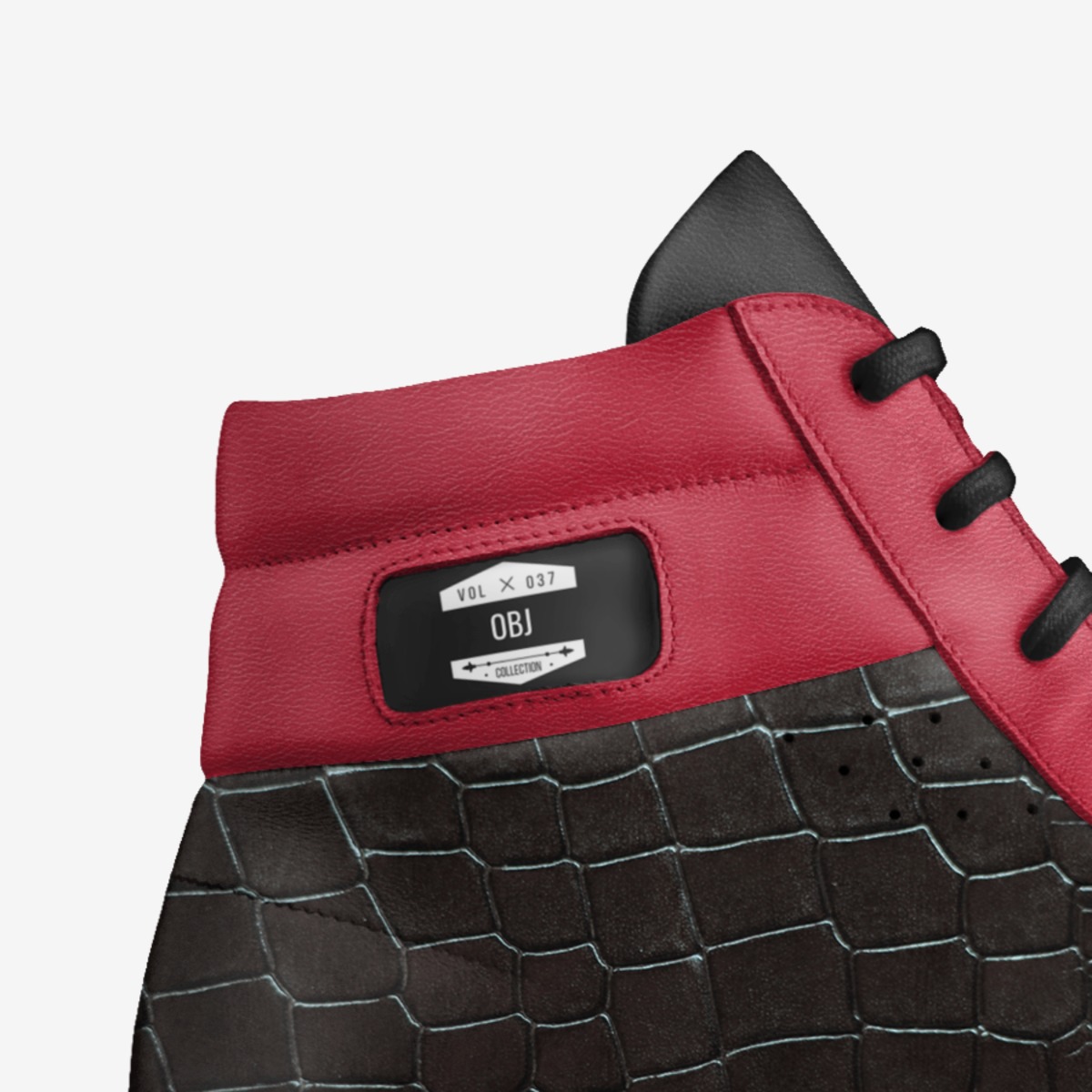 obj custom made in Italy shoes by Victor | Detail view