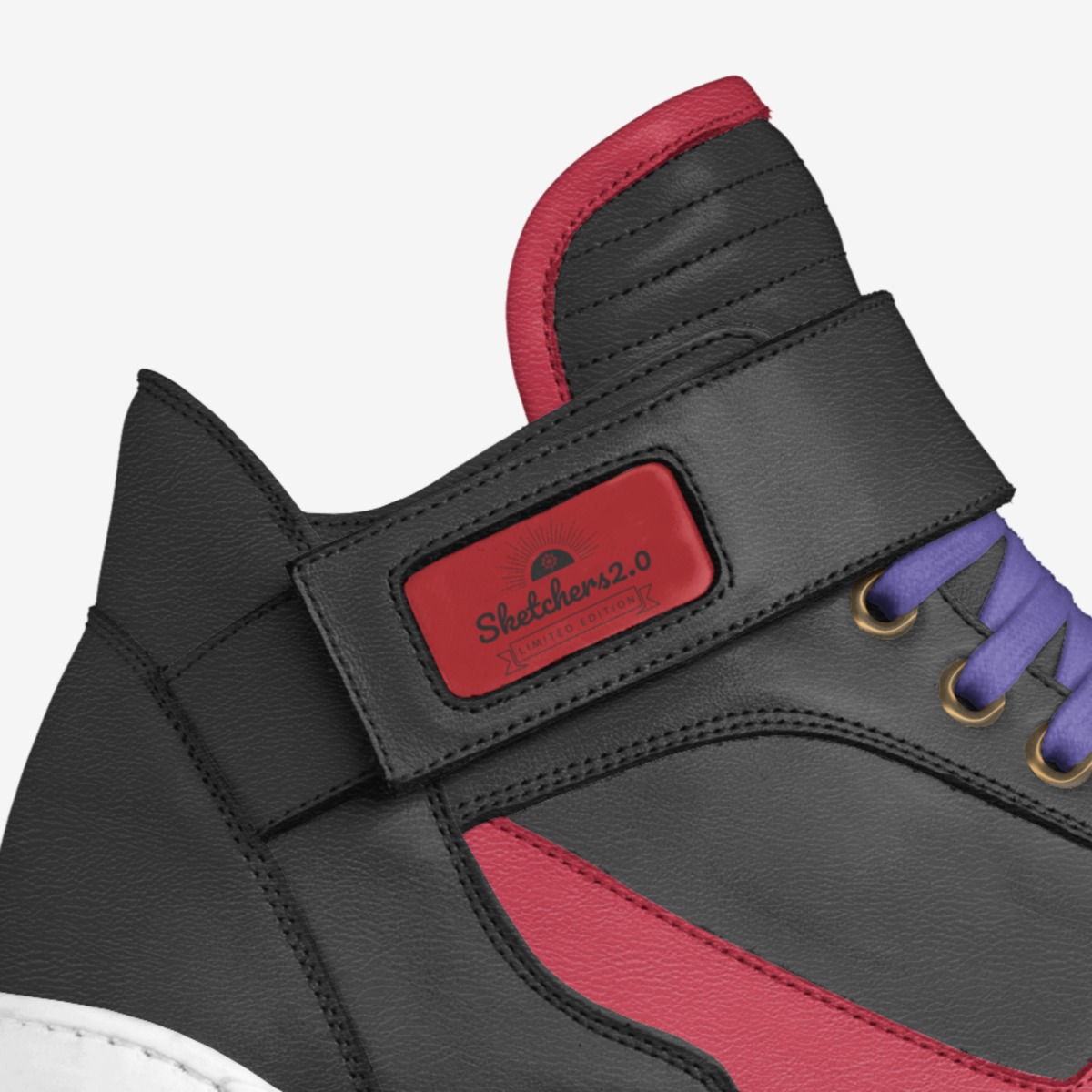 Blues Clues  custom made in Italy shoes by Gabriel Wilson | Detail view