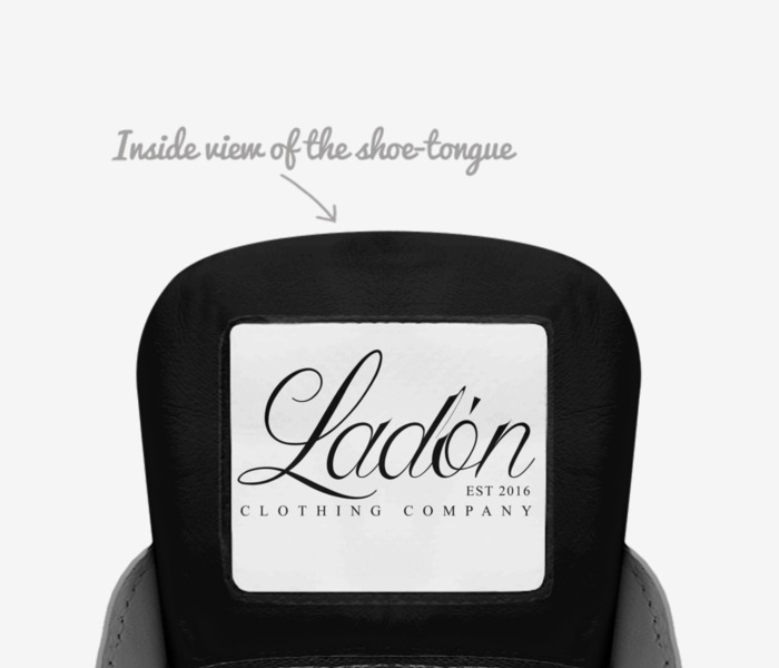 X custom made in Italy shoes by Ladón Clothing Company | Tongue view