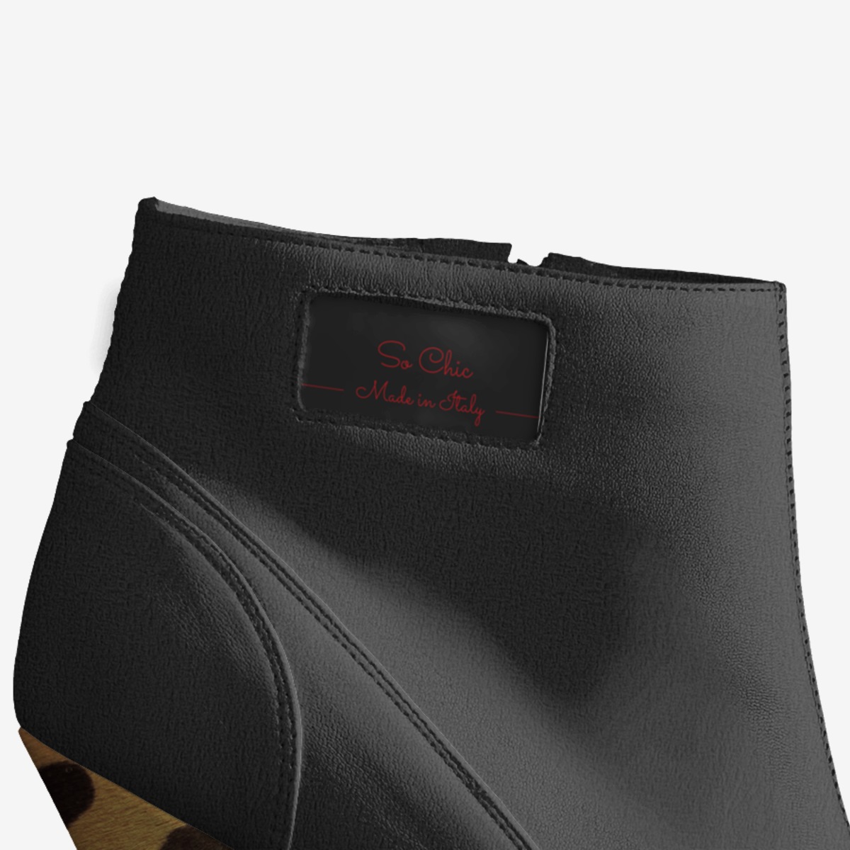 So Chic custom made in Italy shoes by Alexis Wheeler | Detail view