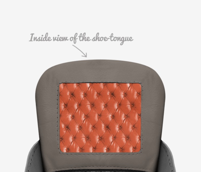 Gummy custom made in Italy shoes by Gummy | Tongue view