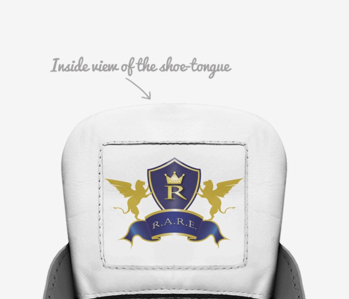 NAVY SEAL custom made in Italy shoes by John A. Annan | Tongue view