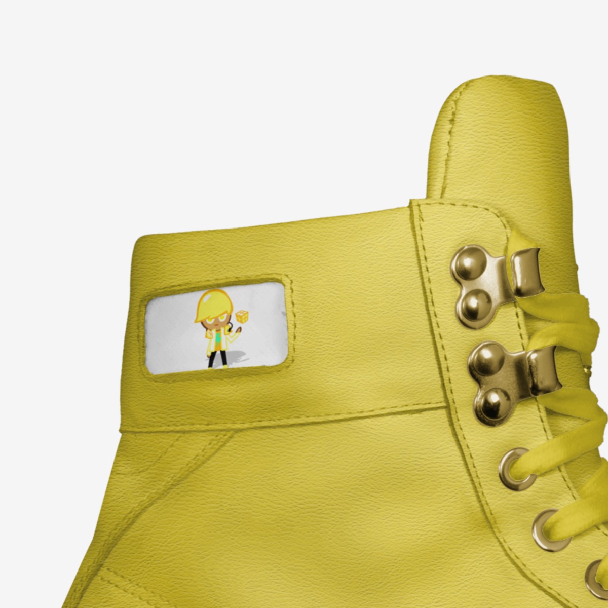 Cookie run custom made in Italy shoes by Sunggyun Im | Detail view
