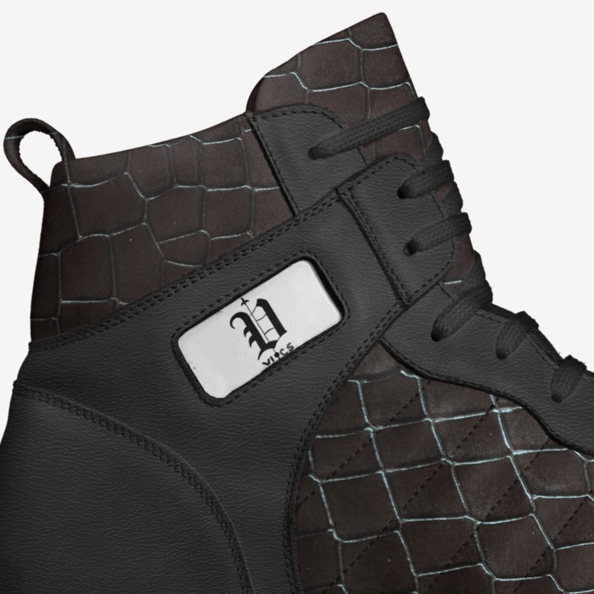 vics concept air custom made in Italy shoes by Brayden Murphy | Detail view