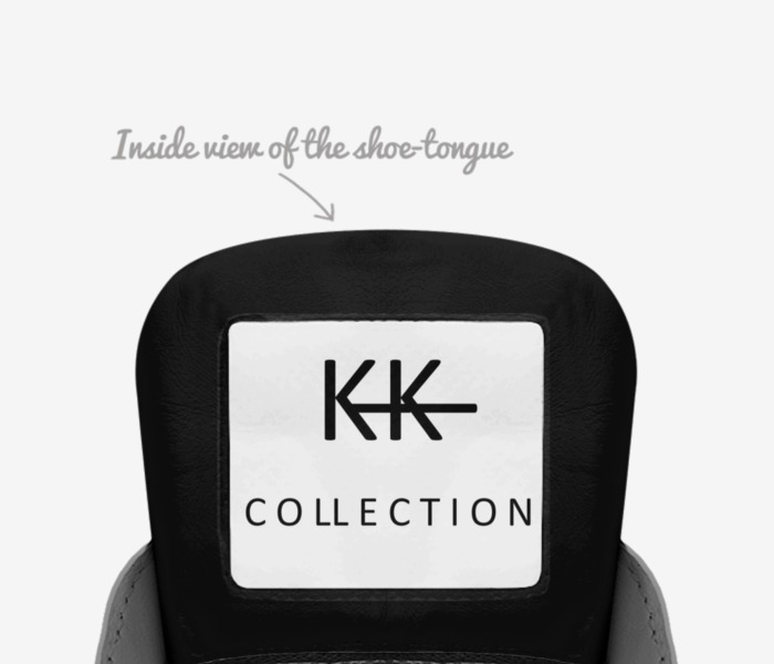 Kk collection  custom made in Italy shoes by Kristian Kristofcak | Tongue view