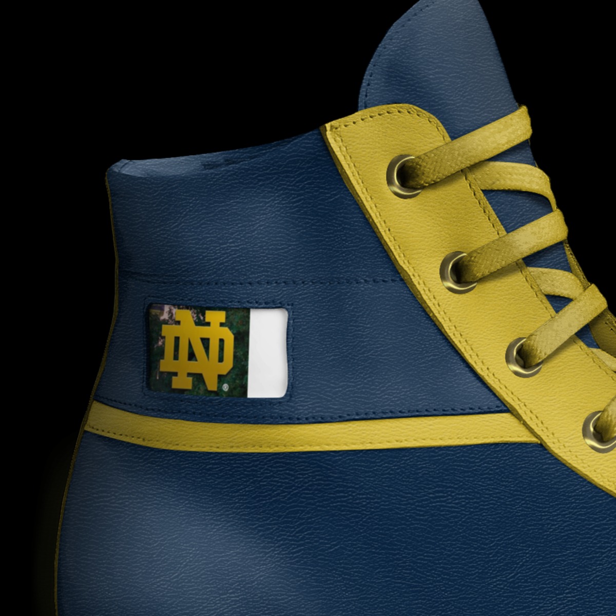 Custom notre dame shoes deals