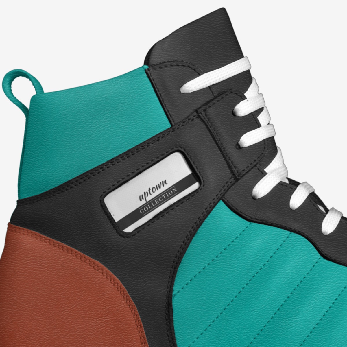 uptown custom made in Italy shoes by Michael Brewer | Detail view