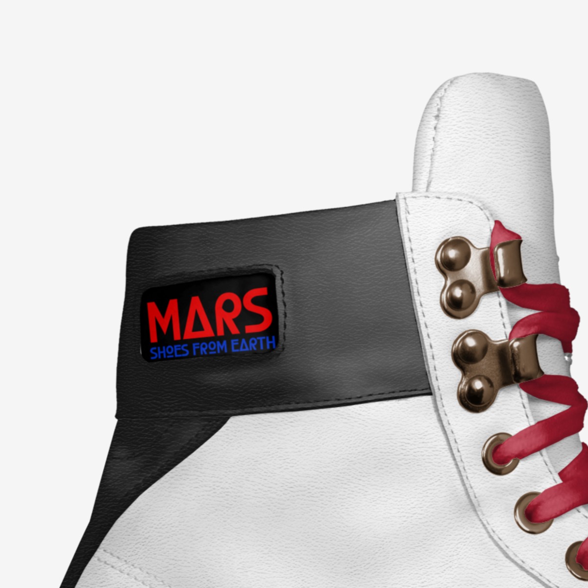 MARS-OLYMPUS-MONS custom made in Italy shoes by Travis Dgeworld Larson | Detail view