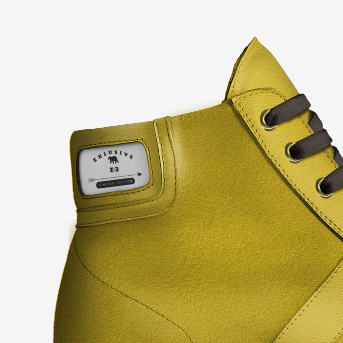 E-3 custom made in Italy shoes by Eddie Guglielmo | Detail view