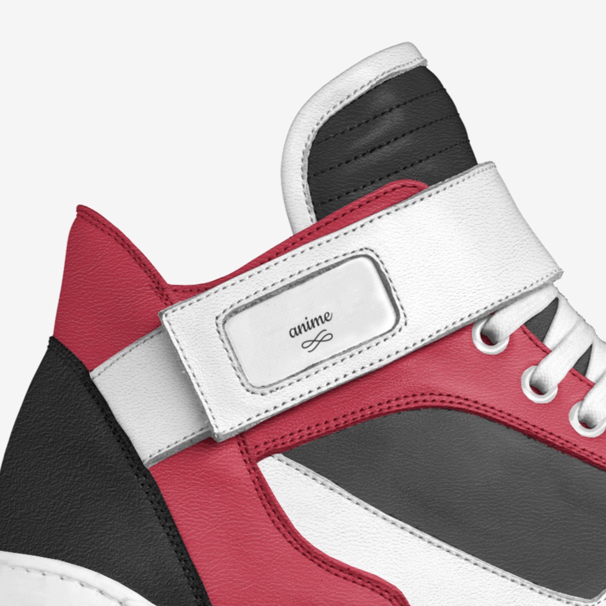 anime custom made in Italy shoes by Madisen Wulff | Detail view