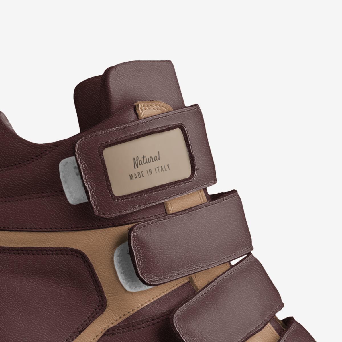 Natural custom made in Italy shoes by Coxabling Moxabling | Detail view