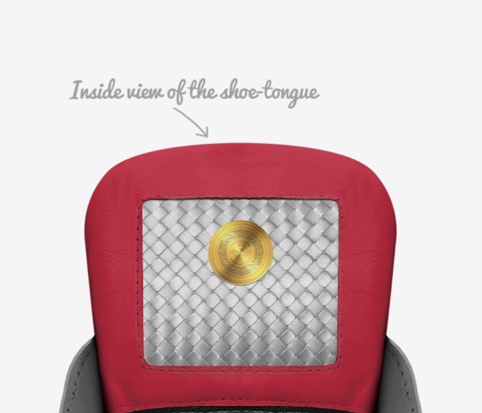 Timo custom made in Italy shoes by Timothy Lee | Tongue view