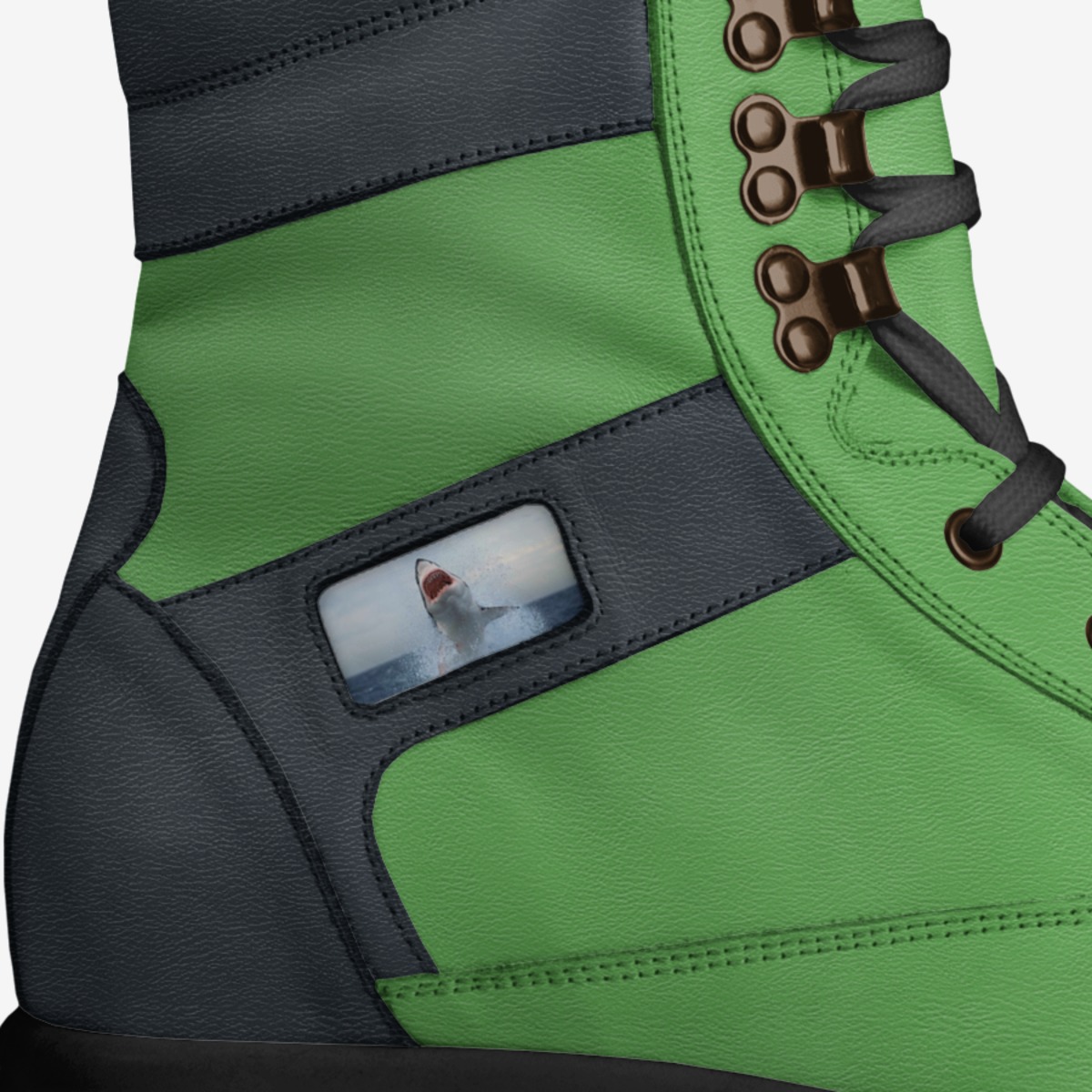 Sharky custom made in Italy shoes by Stoney Bastian | Detail view