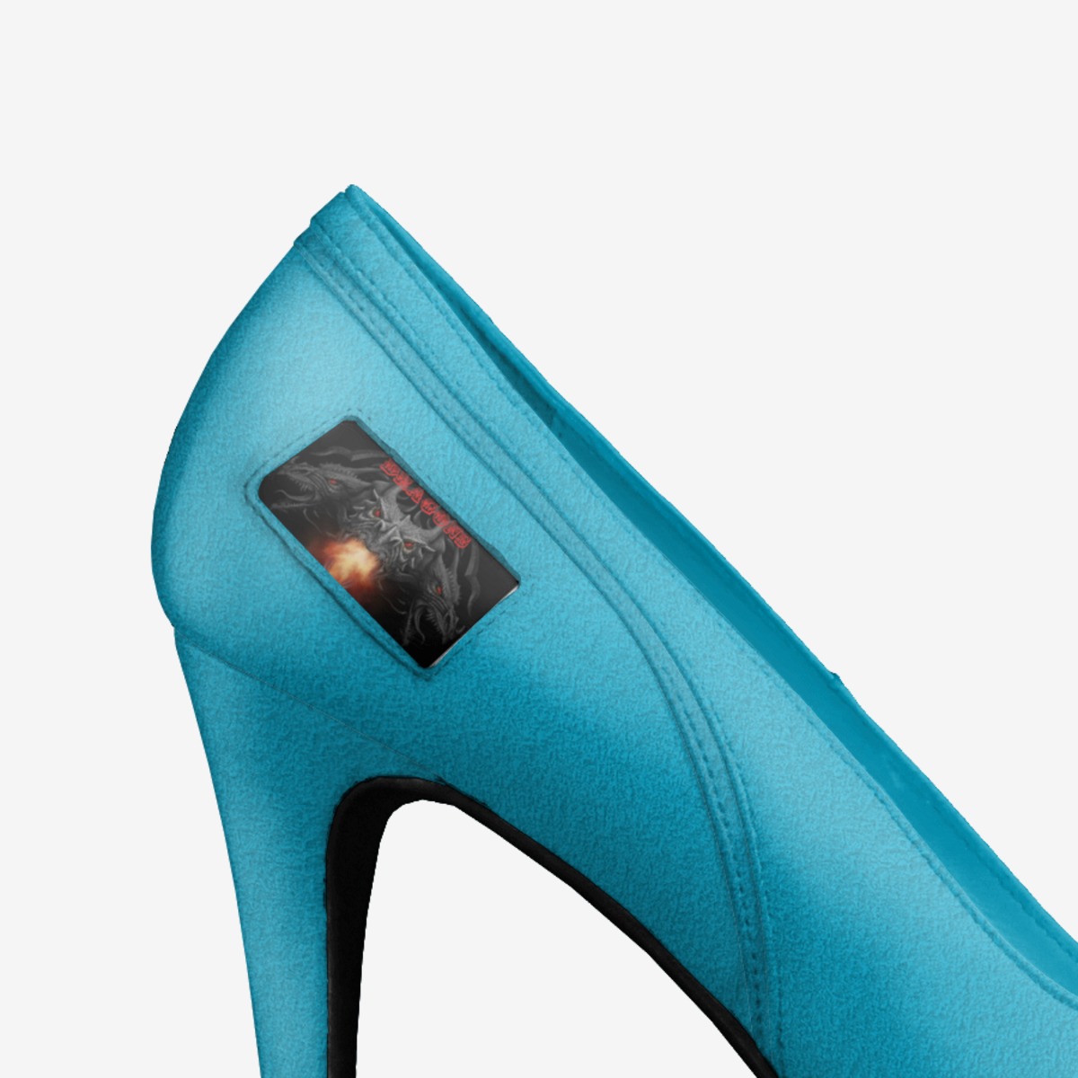 dragons custom made in Italy shoes by Nora Payeton | Detail view