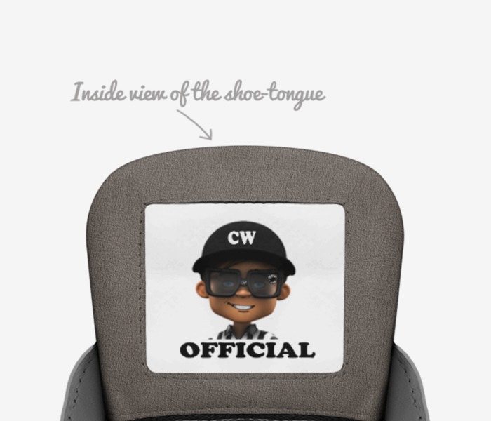CW FLAVA custom made in Italy shoes by Terrence Ford | Tongue view