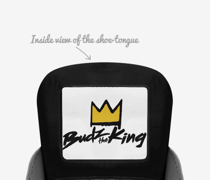 Budztheking  7YV custom made in Italy shoes by Budz King | Tongue view