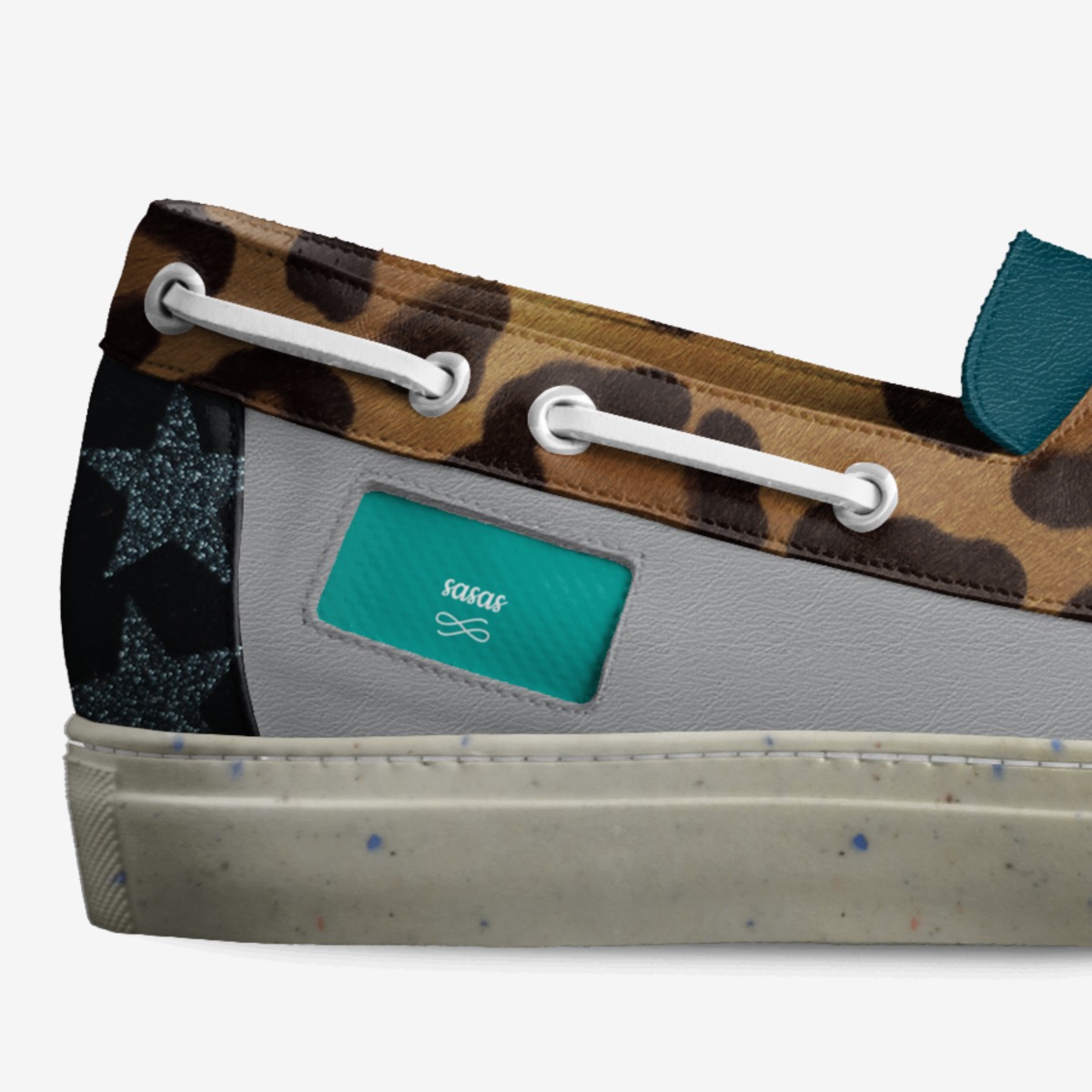 sasas custom made in Italy shoes by Michela Luna Parkle | Detail view