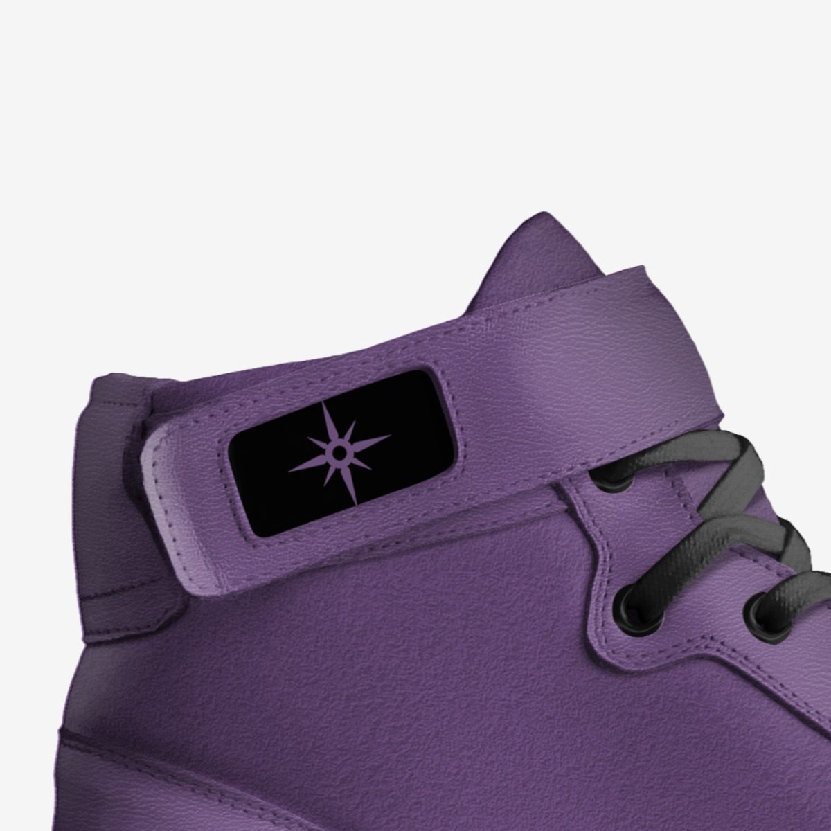 Purple Over Suede custom made in Italy shoes by Edwan Jones | Detail view