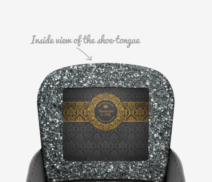 G_RILLA ELITE FLOW custom made in Italy shoes by Dj_ek Da Gorrilla | Tongue view
