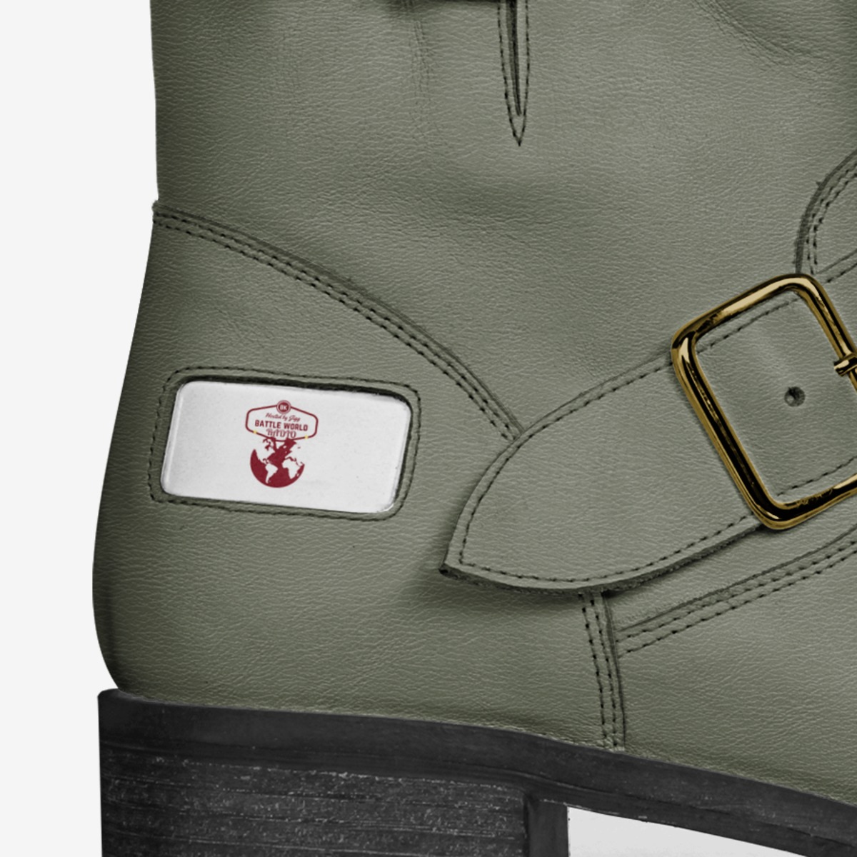 BWR Brand-B8 custom made in Italy shoes by Battleworldradio Store | Detail view
