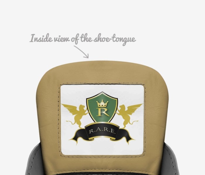 ARGYLE custom made in Italy shoes by John A. Annan | Tongue view