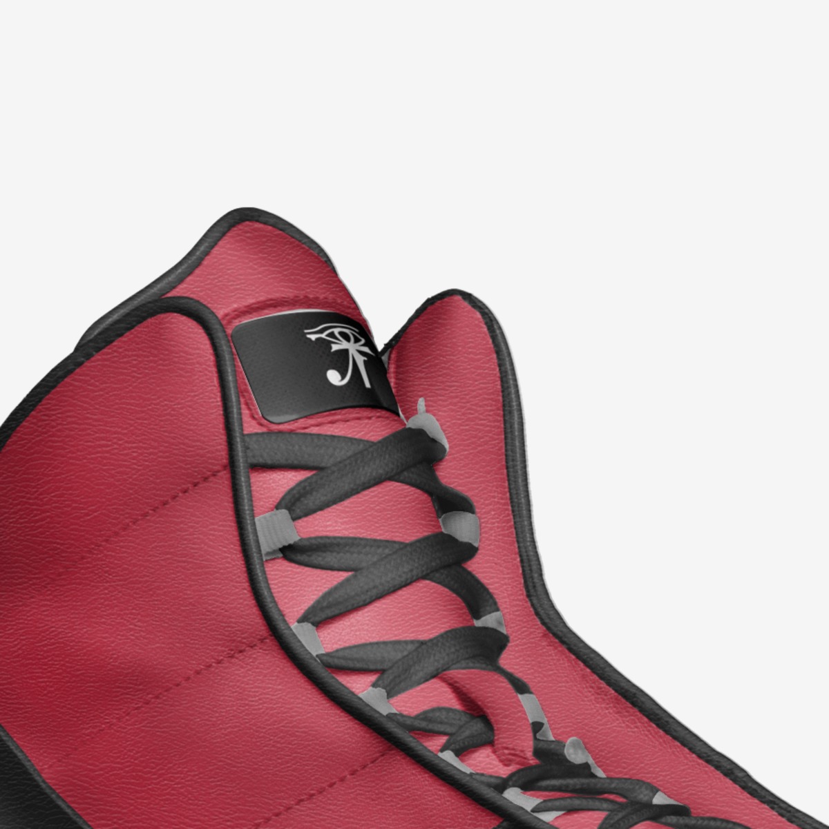 Hoop Dream - rbg custom made in Italy shoes by Dnbe Apparel | Detail view