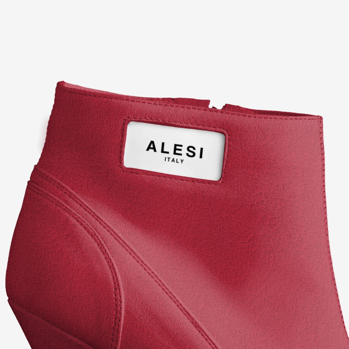 Alesi Zipper Heel custom made in Italy shoes by Lonanthony Parker | Detail view