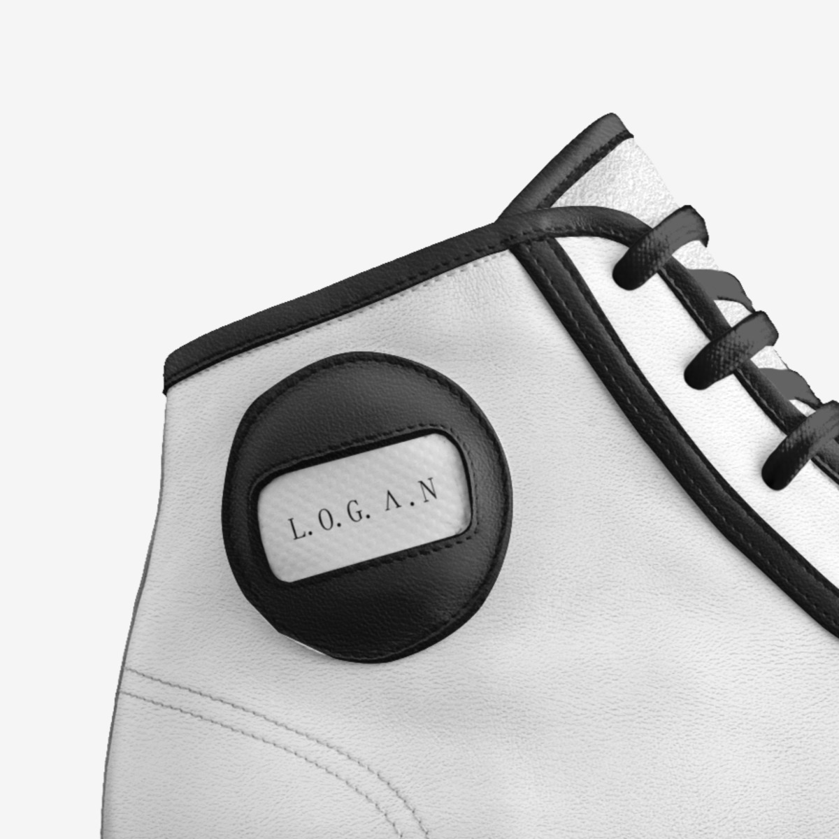 L.O.G.A.N custom made in Italy shoes by Jason Nguyen | Detail view