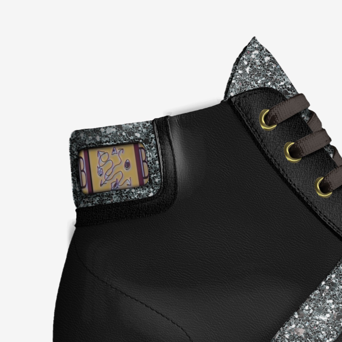 Stars in the strap custom made in Italy shoes by Joshua Fuller | Detail view