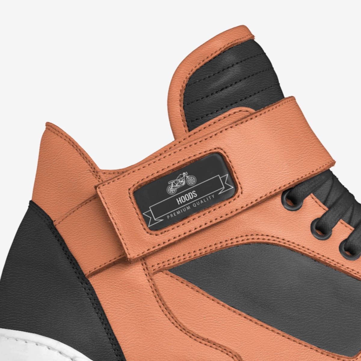 Hoods custom made in Italy shoes by David Smith | Detail view