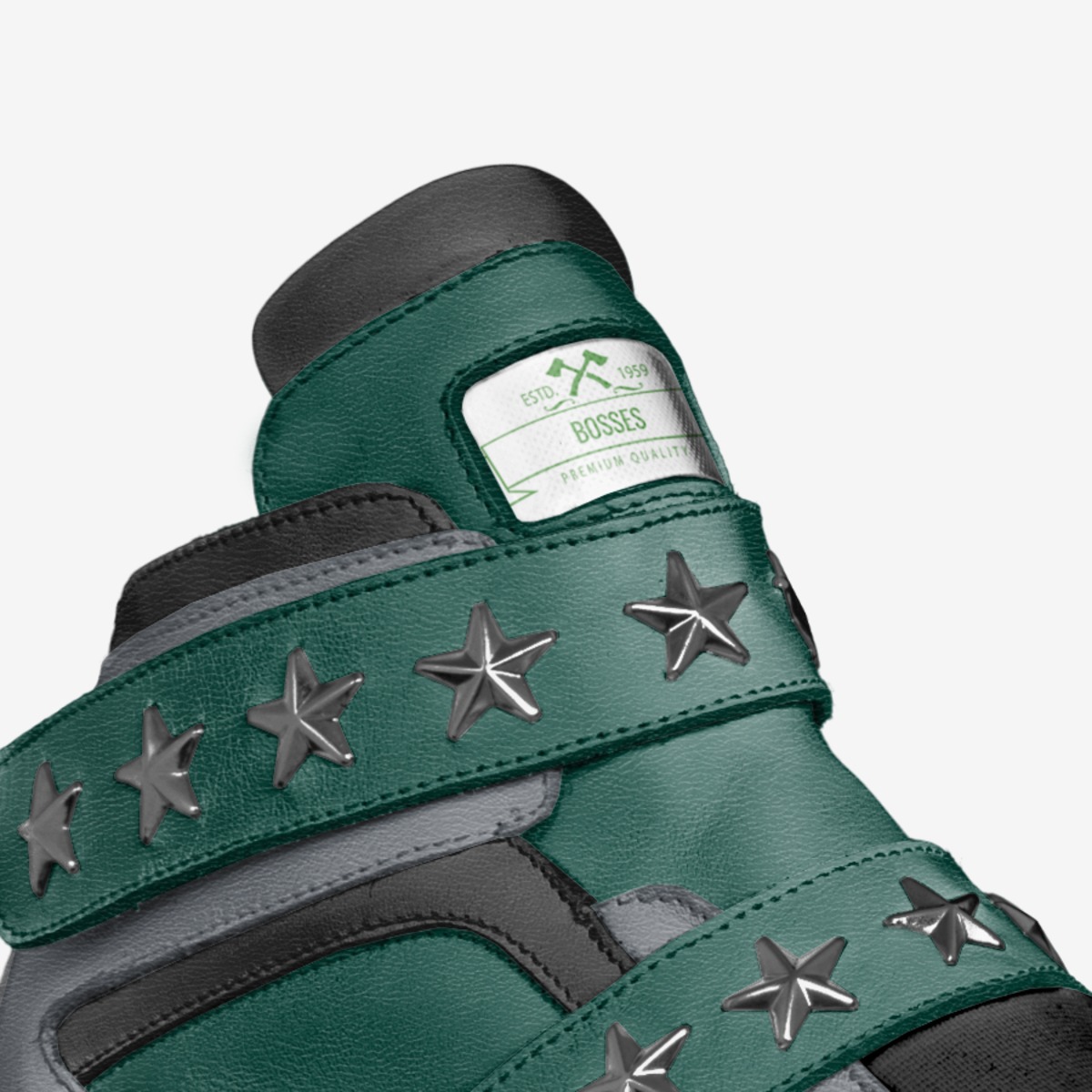 Bosses custom made in Italy shoes by David Smith | Detail view