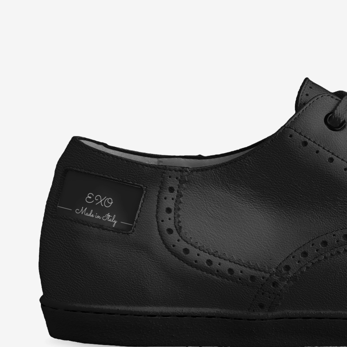 EXO  custom made in Italy shoes by Ein Odom | Detail view