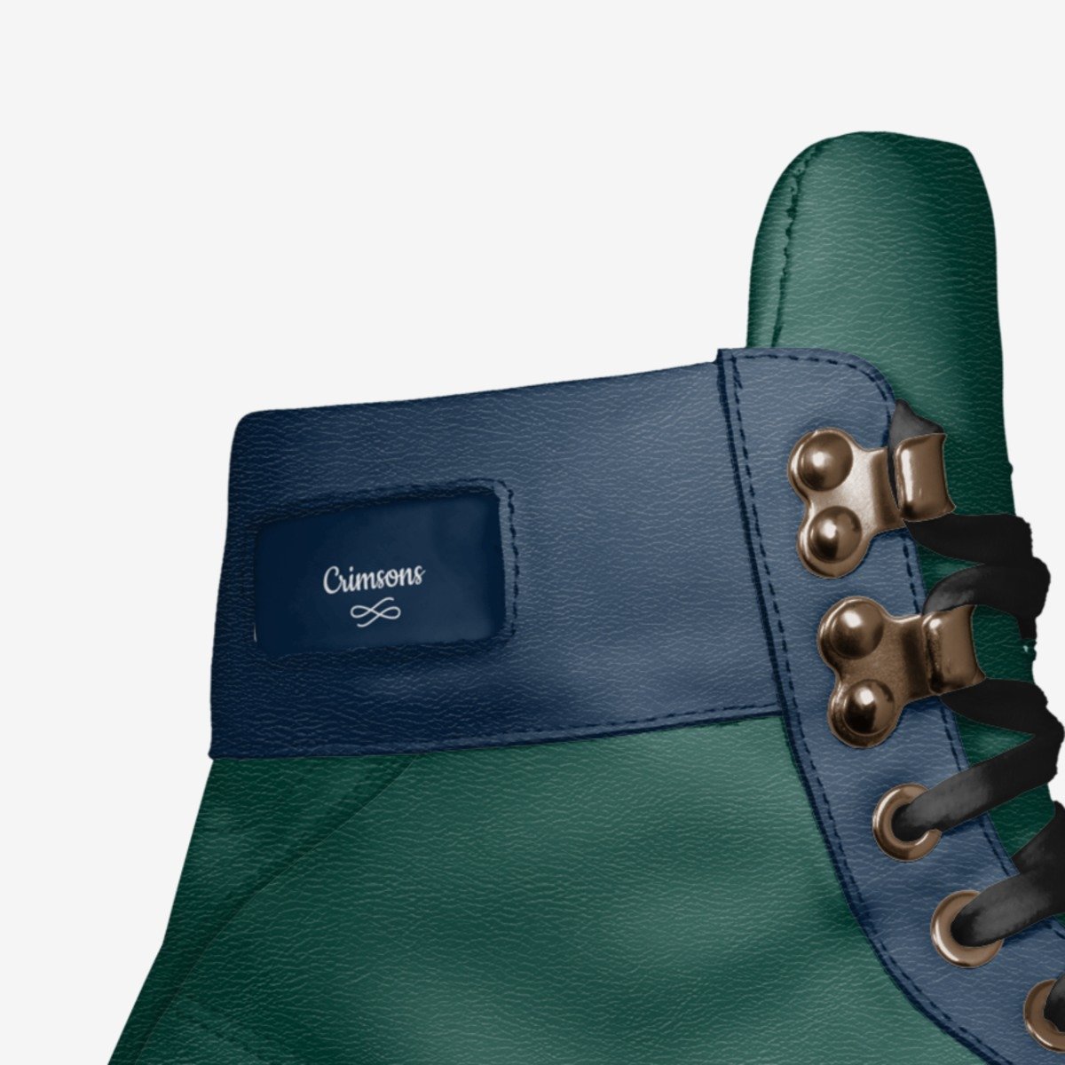 Crimsons custom made in Italy shoes by Aston Laskman | Detail view