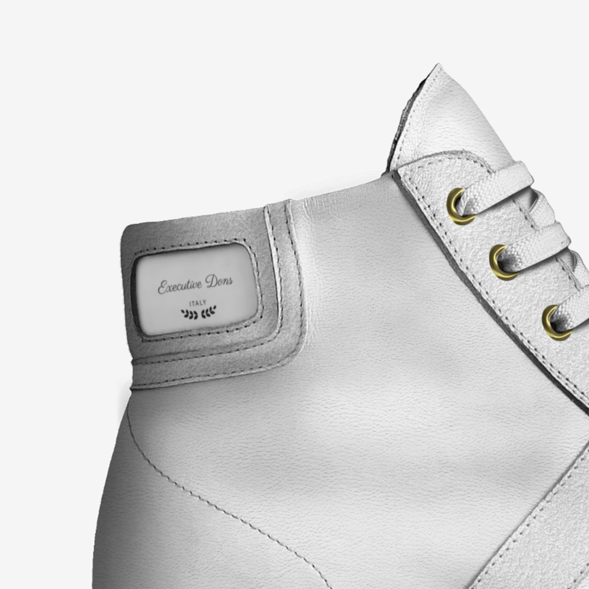 Executive Dons custom made in Italy shoes by Donald Woodson | Detail view